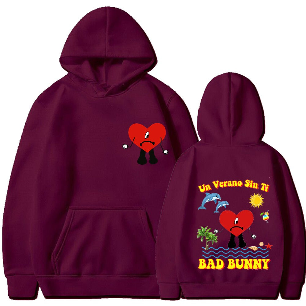 Un vera no sin ti bad bunny music album hoodie hoodie hoodie hoodie